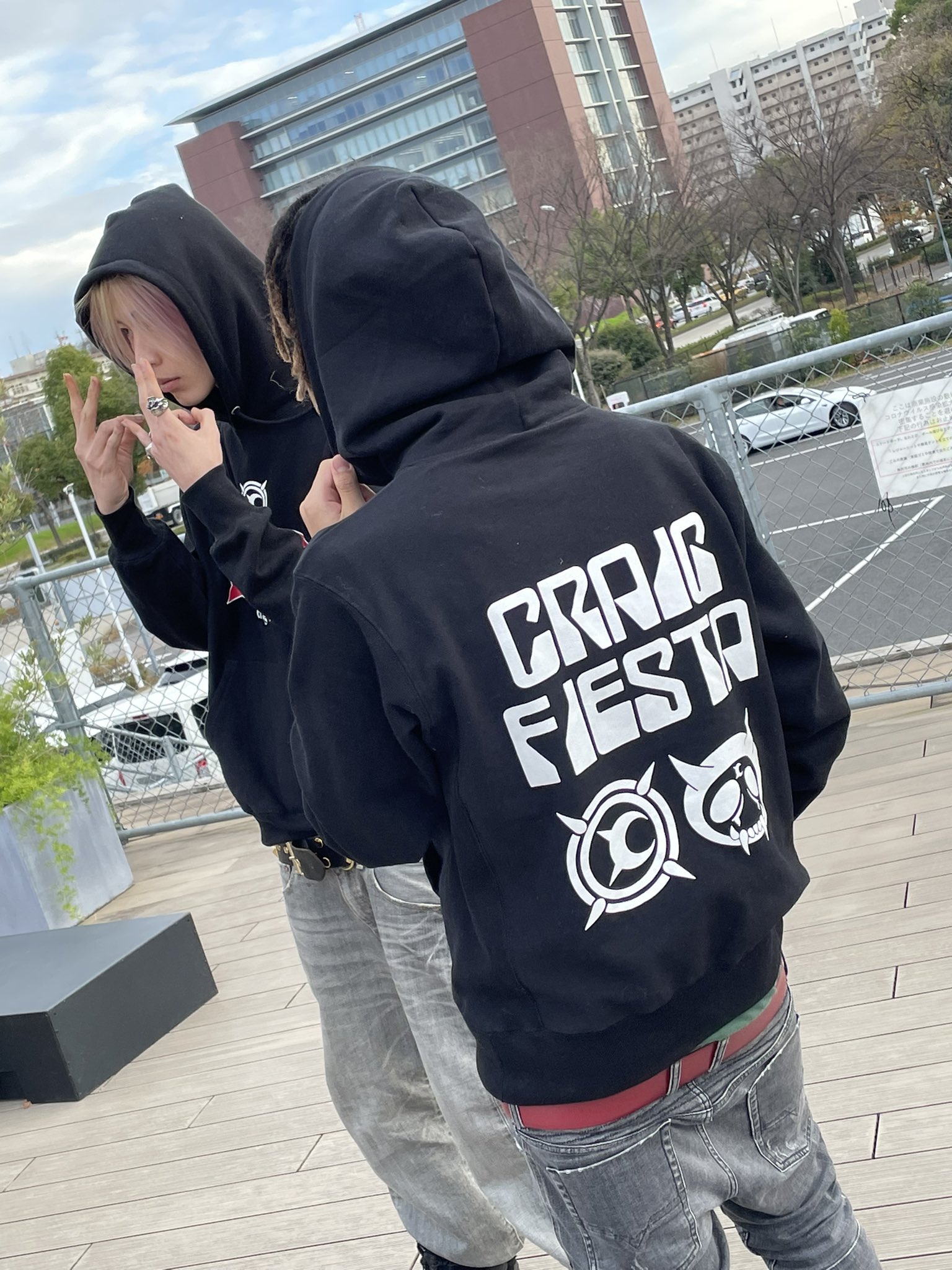 craig fiesta パーカー　フーディー Craig fiesta HOODIE RED