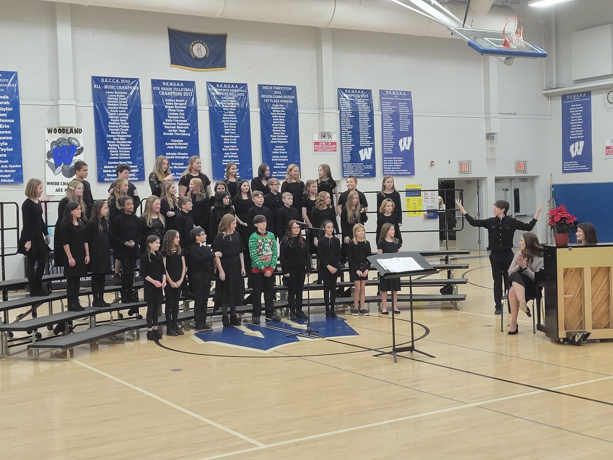 miranda_getz's tweet photo. Loved listening to the Woodland 6th grade chorus concert and getting in the Christmas spirit! 🎄#WMSwildcat https://t.co/qP20T7rJmq