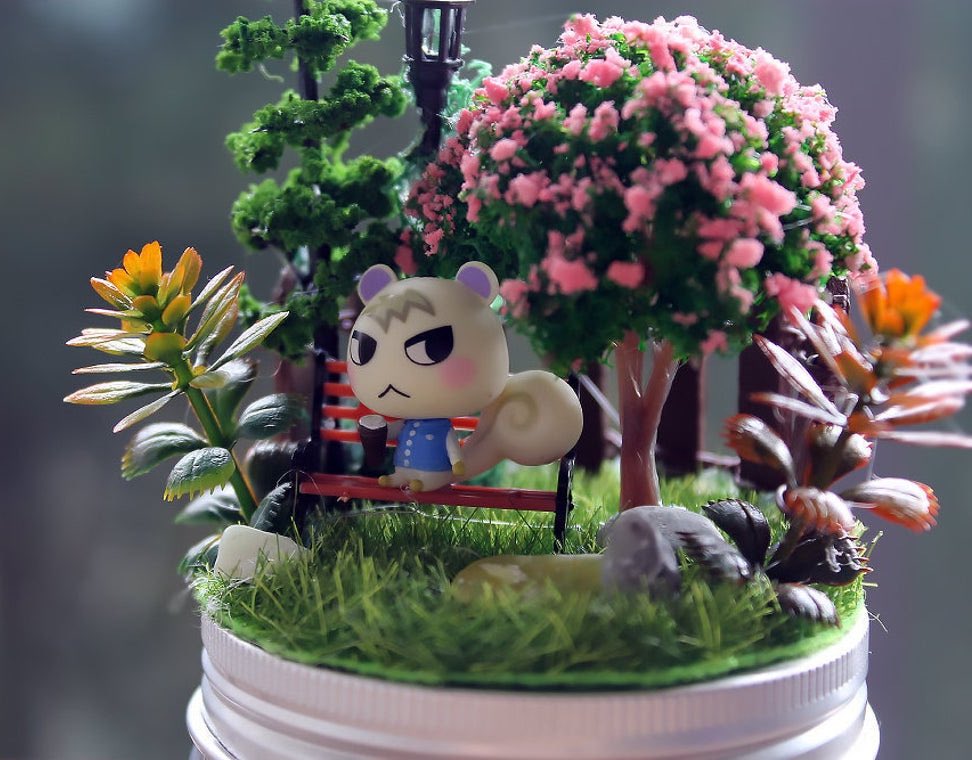 stolennymph's tweet photo. animal crossing terrariums https://t.co/7tM5qcmkRJ