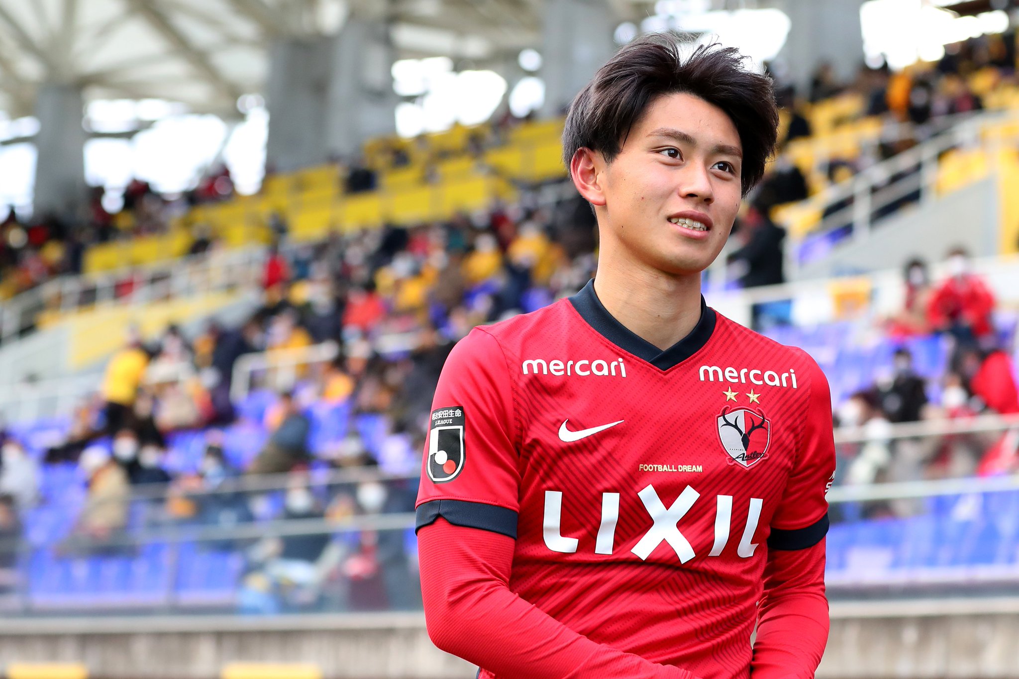 激レア！】鹿島アントラーズ 2013サイドラインウーブンジャケット L