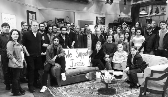RonMilner77544's tweet image. May the cast of the Big Bang Theory (a show I have never watched) never forget they were wrong to support the convicted Felon, Jussie Smollett.