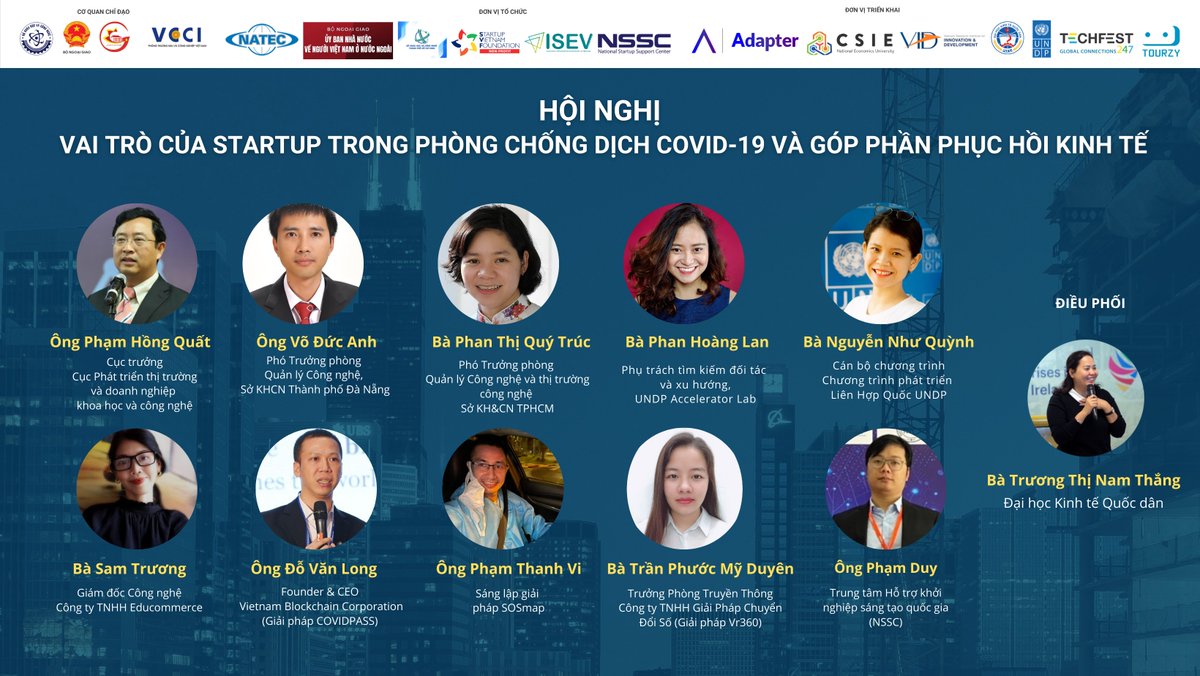 LIVE NOW ON #TECHFEST: #startups contribute to the prevention and cure of COVID-19, #recovery after the damaging impact, hosted by Impact Village, led by <a href="/UNDPVietNam/">UNDP in Viet Nam</a> 🎯 fb.me/e/28XzoUIGg