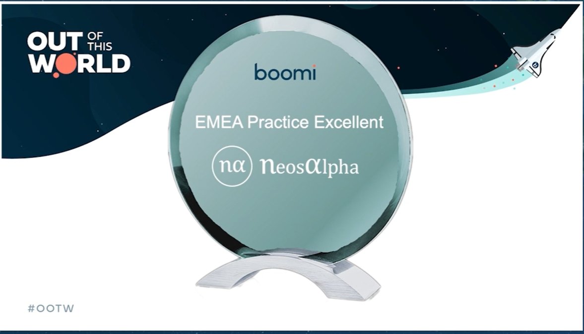 Congratulations to <a href="/Neosalpha/">NeosAlpha Tech</a>  - <a href="/Boomi/">Boomi</a>'s EMEA Practice Excellence Winner! #GoBoomiIt