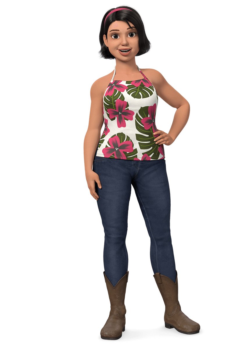 cannbotd's tweet image. todays cringe ass nae nae baby is sammy gutierrez from jurassic world: camp cretaceous!