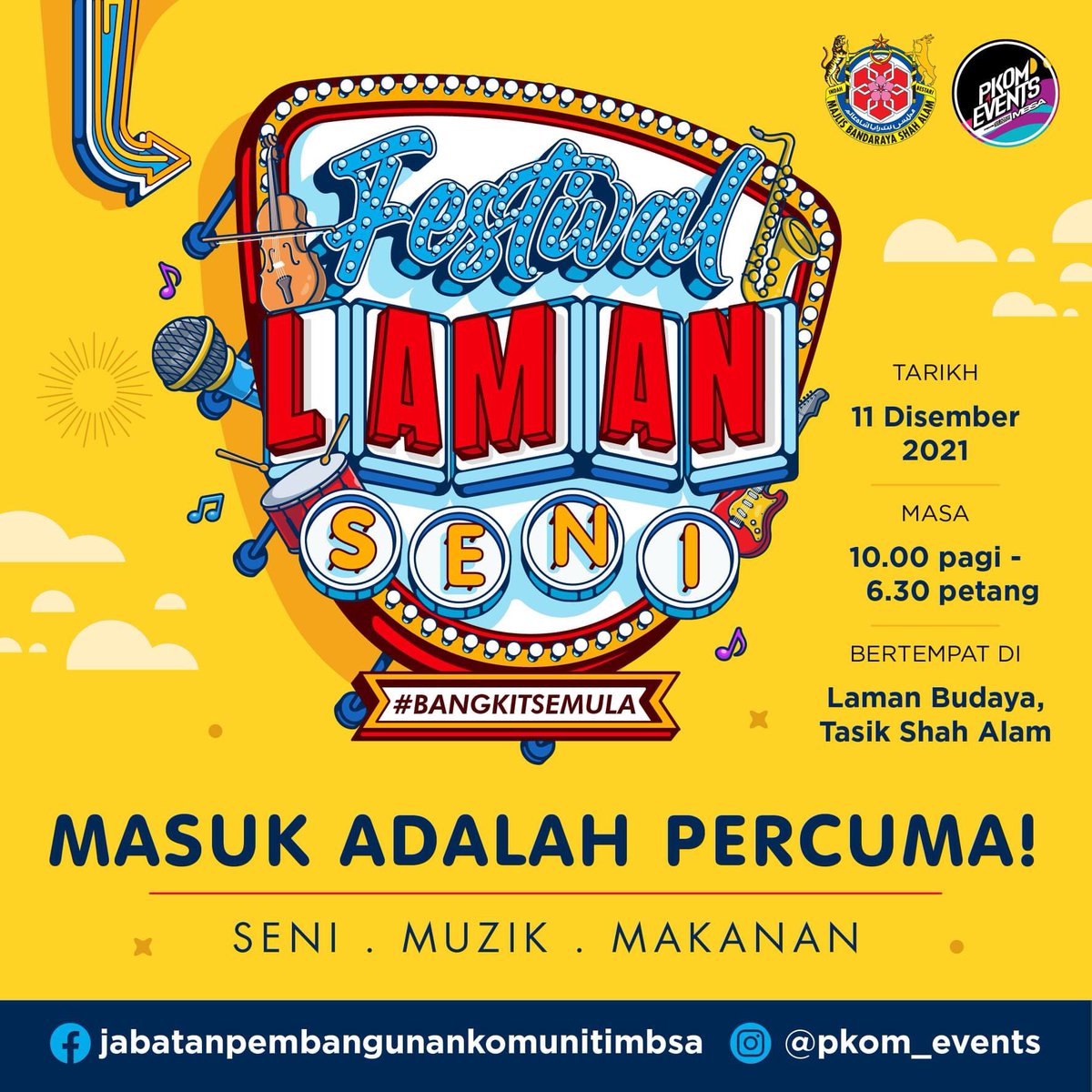 1936Bois's tweet photo. MASUK FREE! 

Selain persembahan muzik, ada pelbagai aktiviti-aktiviti yang menarik menanti anda disana. Ayuh ramaikan, BOIS! https://t.co/ULBAmcXN1f