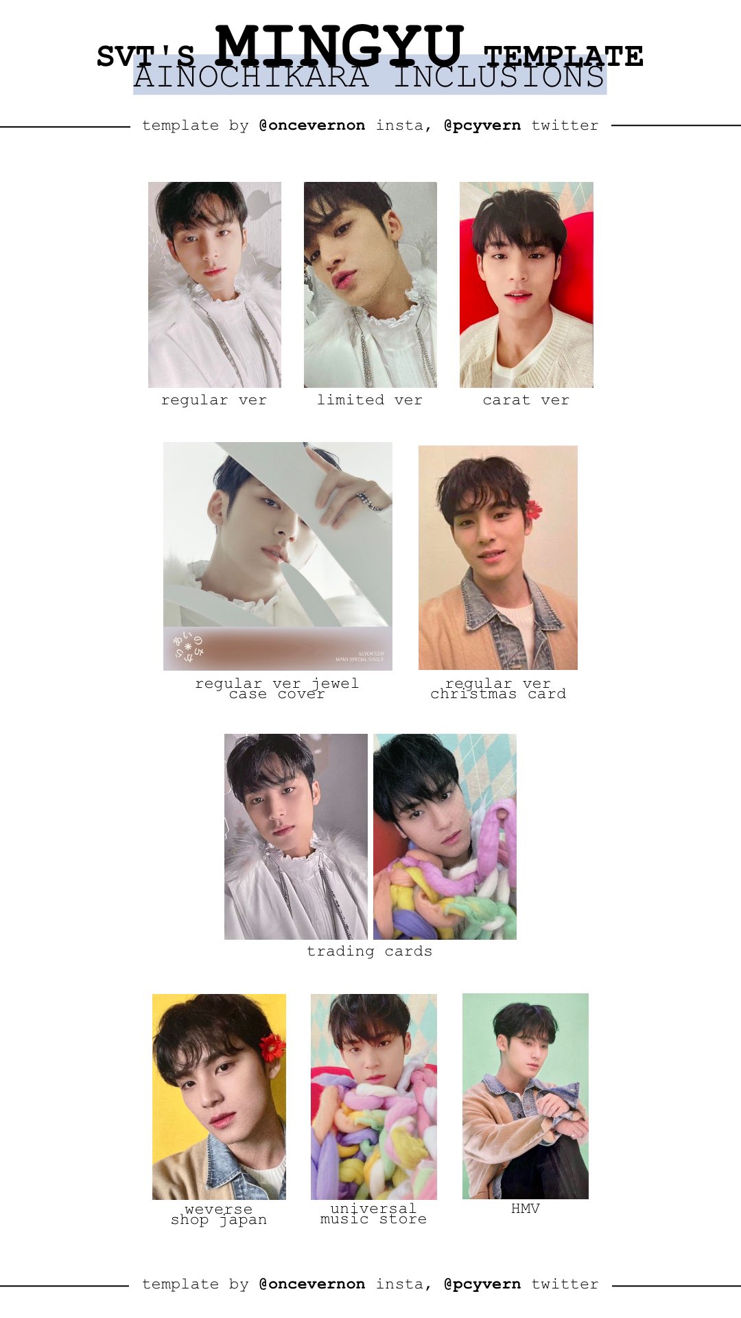 SEVENTEEN ミンギュ POWER OF LOVE インスタントフォト SEVENTEEN