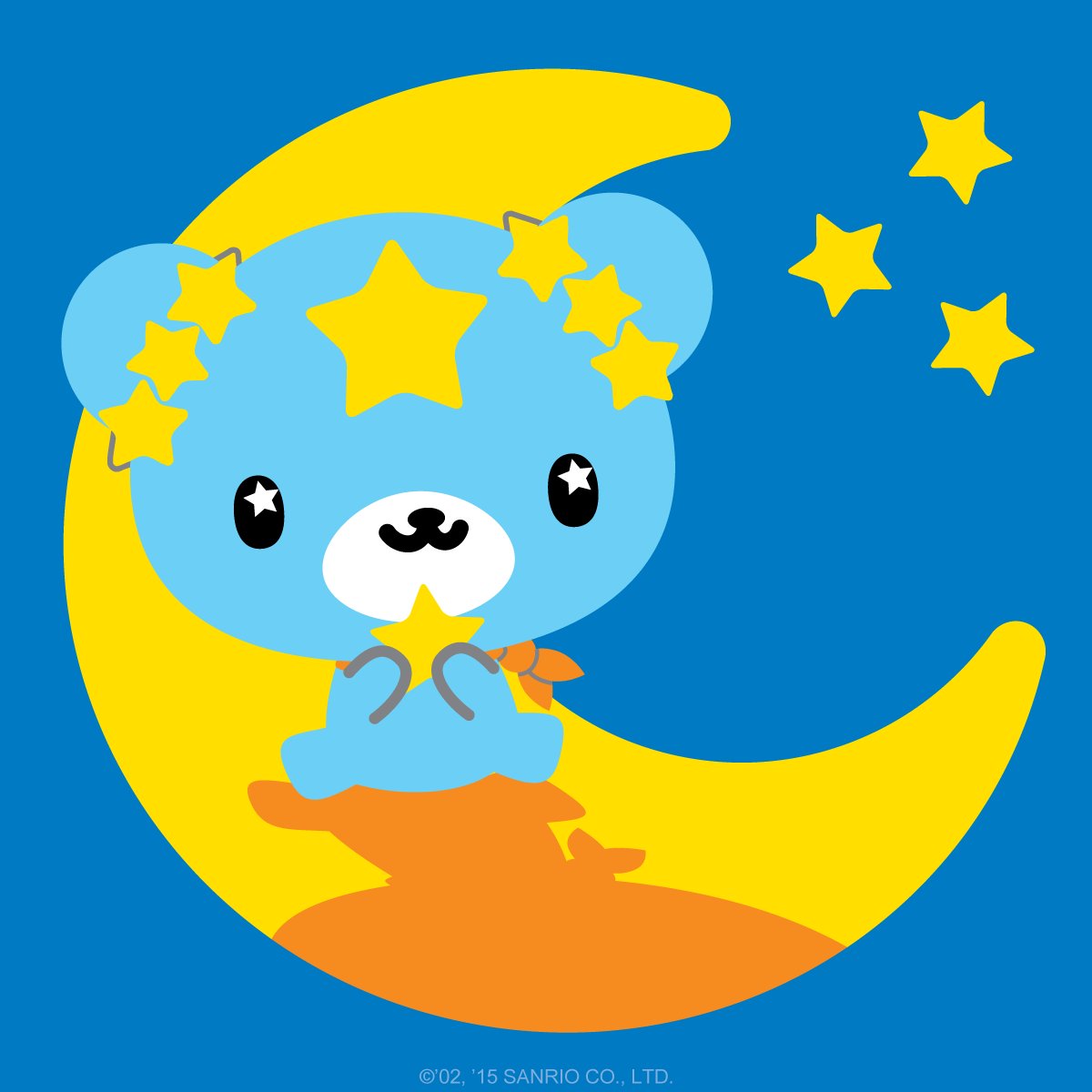 galaxyOTD's tweet photo. 🌠today's galaxy character of the day is Hoshinowaguma from sanrio!

also called "hoshikuma" (star bear), he is just a little blue guy :))
there isnt much written about him but he is very nice https://t.co/hLd9Yl6Odv