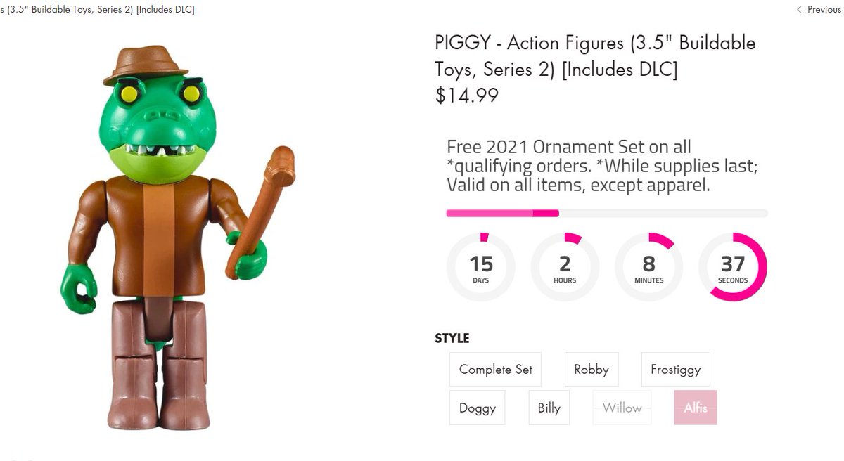 PIGGY ALFIS ACTION FIGURE 