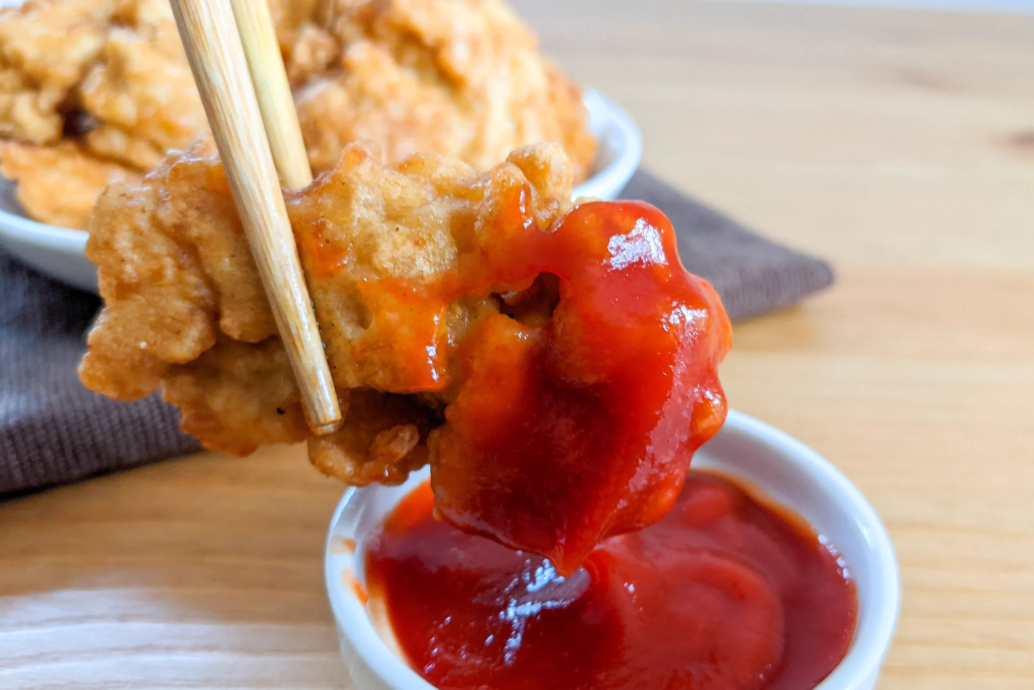 ザックザクの食感で美味しそう！「天かすチキンナゲット」