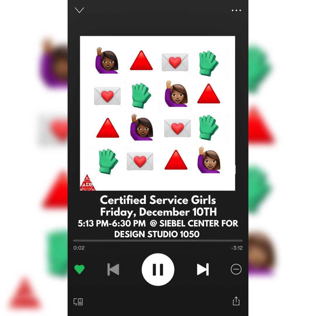 AlwaysANu_DST's tweet photo. Join the women of the Alpha Nu Chapter of Delta Sigma Theta Sorority, Inc. for “Certified Service Girls” from 5:13 pm-6:30 pm at the Siebel Center for Design Studio 1050. We ask that participants bring supplies that are specified in the registration link in our bio. 💌 https://t.co/mzpiNUWEAP