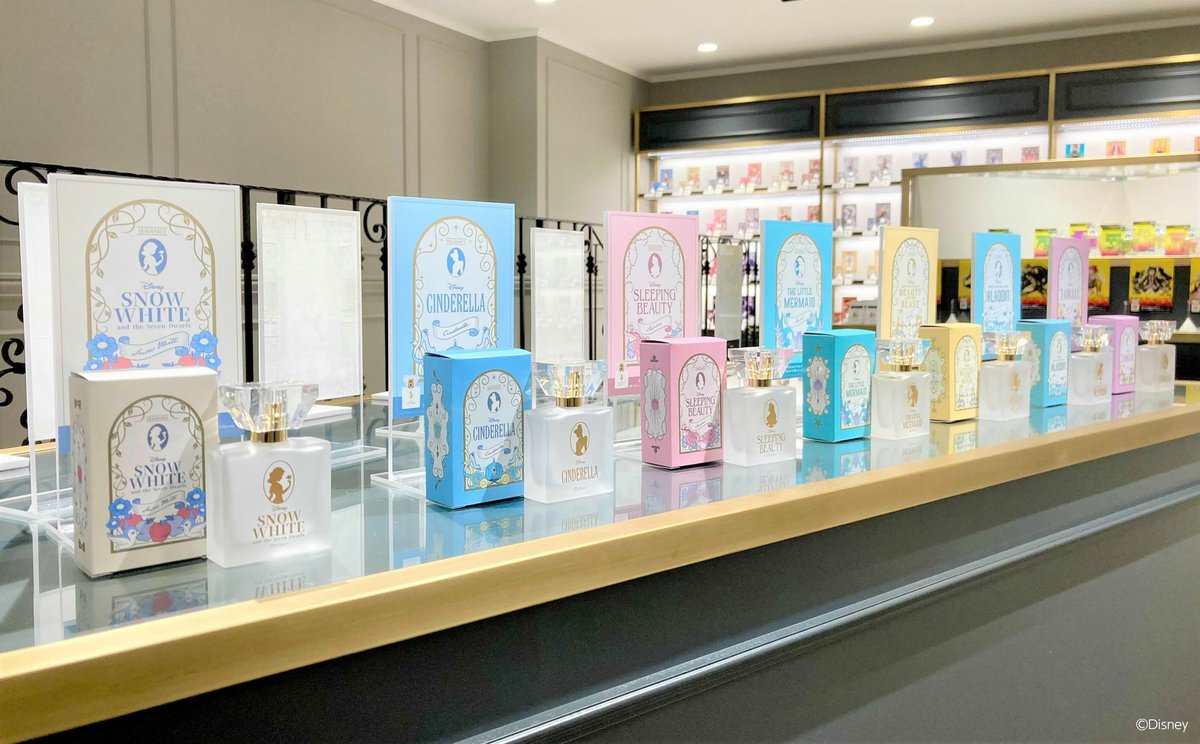 ディズニープリンセス フレグランス】本日よりprimaniacs銀座本店で