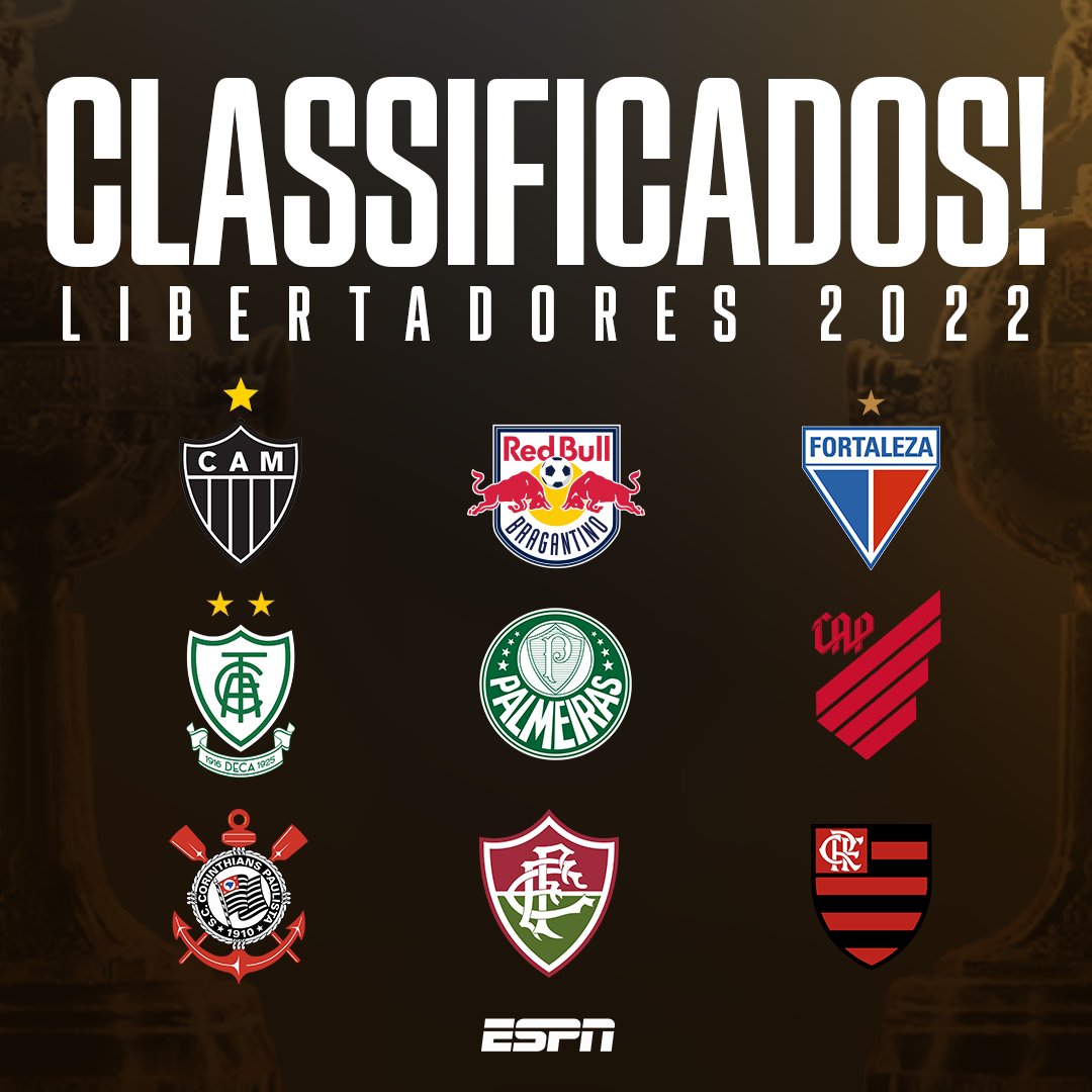 RT QUEM VAI JOGAR A LIBERTADORES EM 2022!

#LibertadoresFOXSports