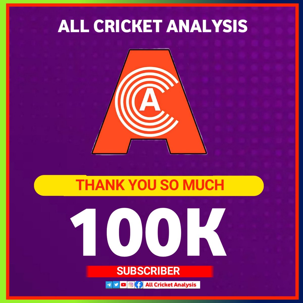 ACAHindi's tweet photo. Dream Comes True 
Thank You So Much All my YouTube family Member 
For 100,000 subscriber in my YouTube channel
#allcricketanalysis

ऐसे ही आप मुझे सपोर्ट करते रहे , क्योंकि आप नहीं होते तो यह कभी संभव नहीं था ।। धन्यवाद .....

  #cricket #cricketlovers  #indiacricketteam  #aca https://t.co/nLMundpxiy