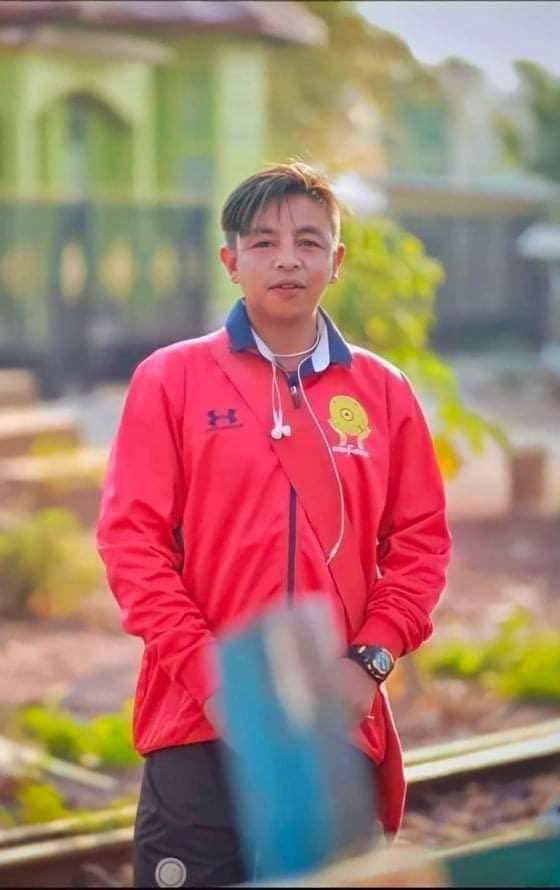 After being abducted in #Phekhone Tsp on Nov8, &amp; forced to wear military uniform &amp; used as a guide by SAC's 88th Brigade, KoHlaWin was brutally shot dead by SAC &amp; found dead in a forest. #SilentStrike #OurCityOurRules #Dec10Coup  #WhatsHappeningInMyanmar