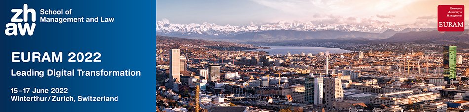 #EURAM2022: Registration is open bit.ly/3oIYHIc so is the paper submission platform bit.ly/301DIqR until 11 January 2022. Very much looking forward to welcoming you in Winterthur @sml_zhaw / LJ