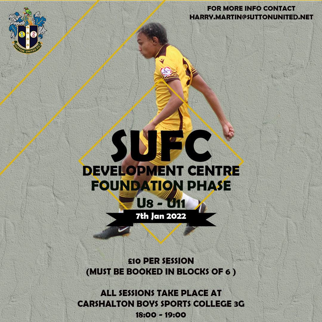 Sutton Utd Academy tweet media