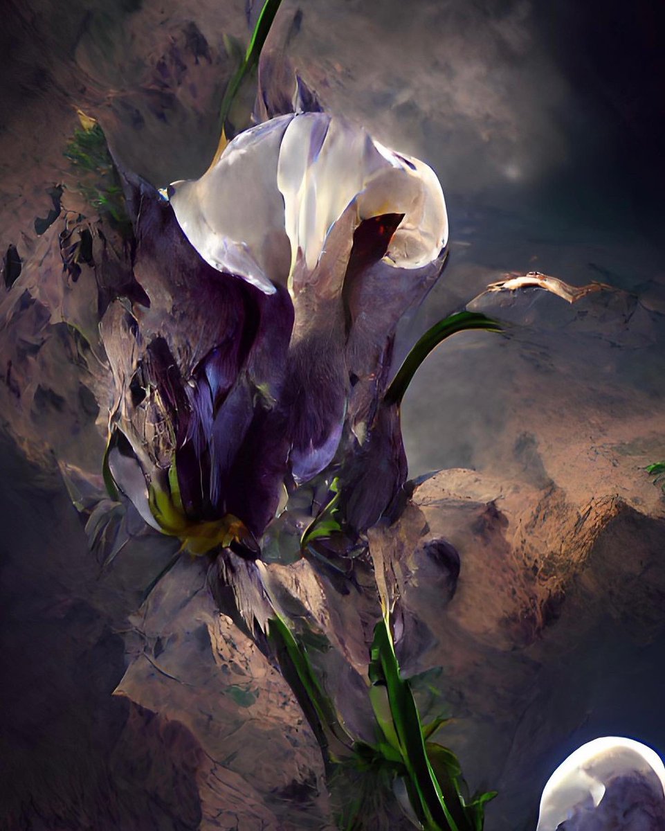 sohocitybooks's tweet photo. “Like a dead man’s iris/blooming a moon” we think this #AI interpretation of @bradbeaucohen ‘s poem ‘Hungry Him’ is spot on! https://t.co/tl84donR6p