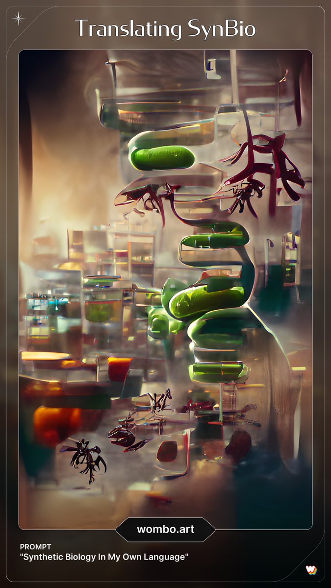 iGEMCommunity's tweet photo. We did a new https://t.co/nzkJA77upJ representing the Translations Initiative!
#SynBioInMyLanguage
What happens if you create one with Synthetic Biology in your own language?
Create in the link above and share your art with us! https://t.co/EuB2h8wcQb