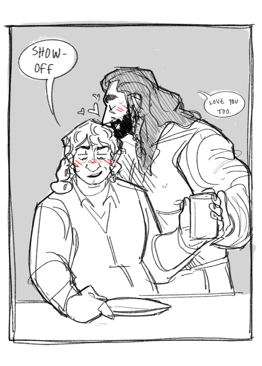 onionsoupbowl's tweet photo. they’re domestic your honor #Bagginshield #thehobbit https://t.co/ntDLuX5jWv