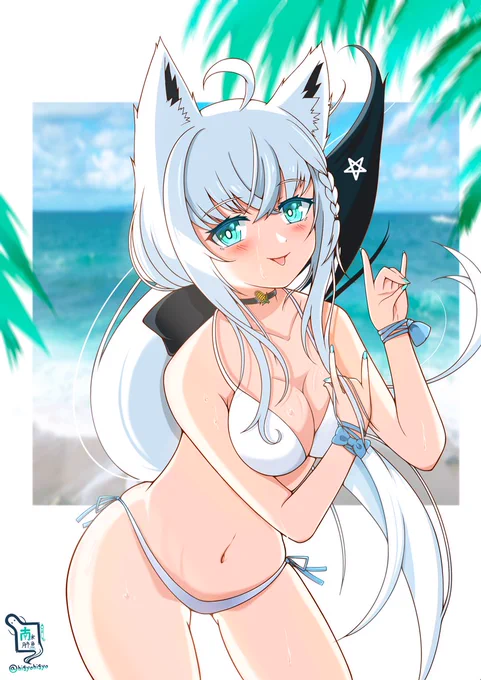 今年は描いていないから
水着👙、行きます!!

季節?いつも夏です。

#絵フブキ 