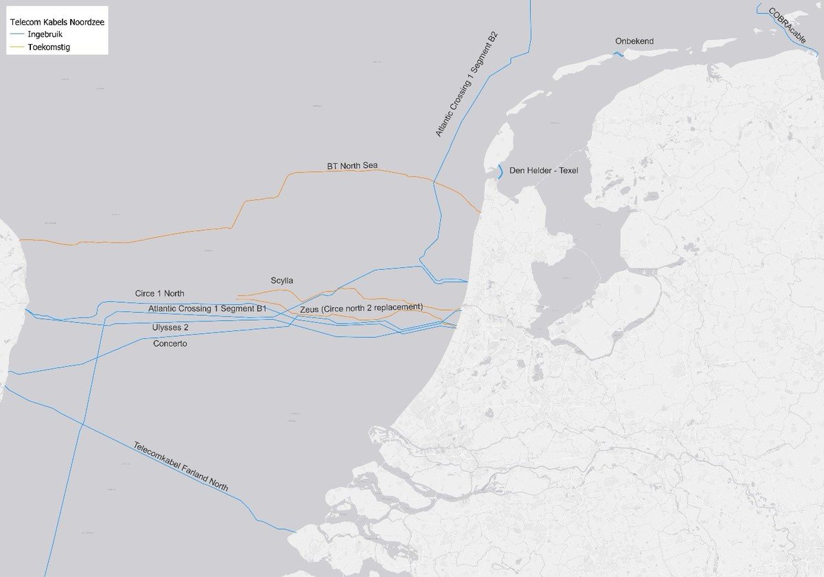 Stratix_Consult's tweet photo. Stratix rapporten voor @EZK_Digitalecon over zeekabels naar @2eKamertweets gestuurd. Met kaartje van alle actieve en geplande kabels en een handige infographic die uitlegt wat u moet doen als u zelf een onderzeekabel wil aanleggen! 

https://t.co/ZjbZLRoHno https://t.co/vDNYthed1Q