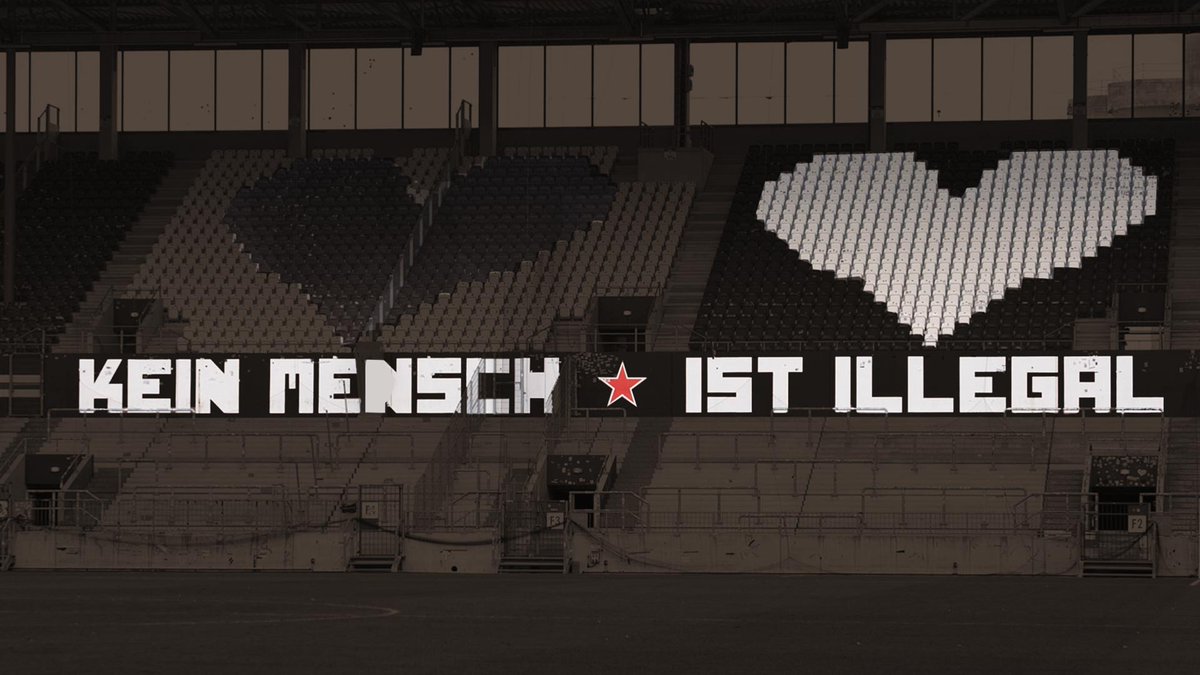 fcstpauli_EN's tweet photo. No one is illegal.

#HumanRightsDay | #fcsp https://t.co/yuomhf5kiv