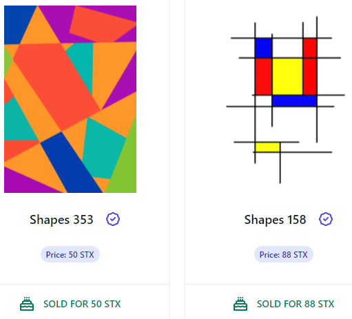 ArtOnStacks's tweet photo. Happy Friday Peeps! π₯³
450STX+ #SHAPES SOLD
since our update yesterday π₯
Volume at over 6.8K
#TheExplorerGuild is now over 90K in volume!
#107 SOLD for 175 STX π€©
#BLOCKS over 160K in volume π
#663 SOLD for 149 STX!
More at https://t.co/8ATS8V19OK π https://t.co/5KMKOc73N8