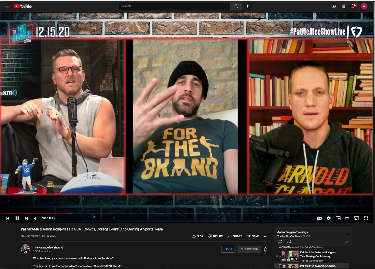 #PMSFANDUELFAMILY One of the first shows I watched on the show. Great show for sure. Love Tuesdays interviews.