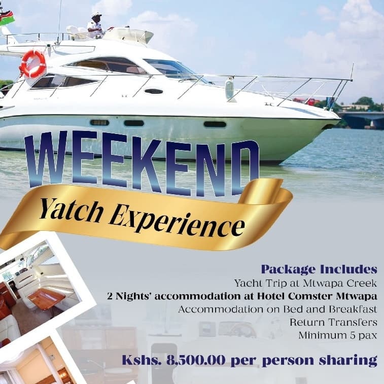 HComster's tweet photo. 🚨Only 8,500/- &amp; make your #jamhuridayweekend an epic one! 💃🕺

LIMITED OFFER EXPIRES ON 12th DEC 🤯

📲Call 0759790090/0754790090 

#hcmtwapa #yatchlife #softlife #sipangwingwi #tembeakenya #lamarina #tembeamombasa #beachvibes #beachholiday #dianamarua #friendcation https://t.co/2B6kGlMX2v