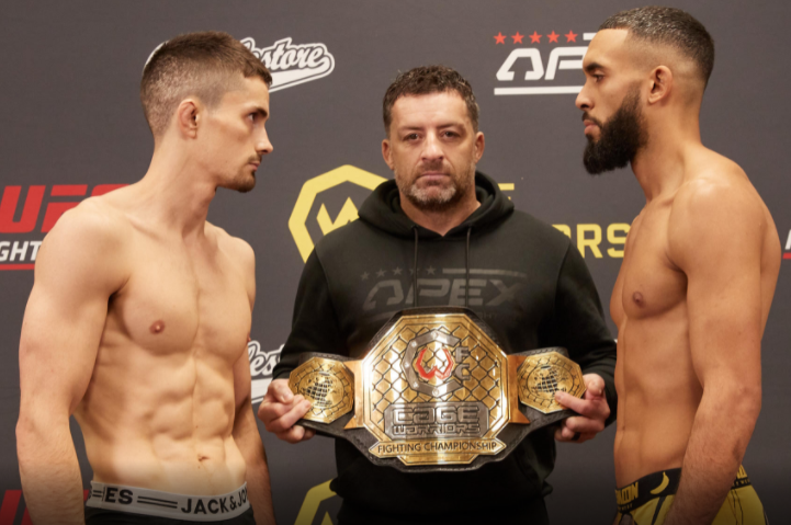 BritishFighting's tweet photo. Mission Possible!
George @G_HardwickMMA steps into the octagon at the York Hall, London to take on Frenchman Medhi Ben Lakhdhar. George’s date with destiny for the Cage Warriors Lightweight Title. #comeonboro #CW131 #cagewarriors131 #northeastmma #ukmma #lightweighttitle #fight https://t.co/IcjuoFVrq0