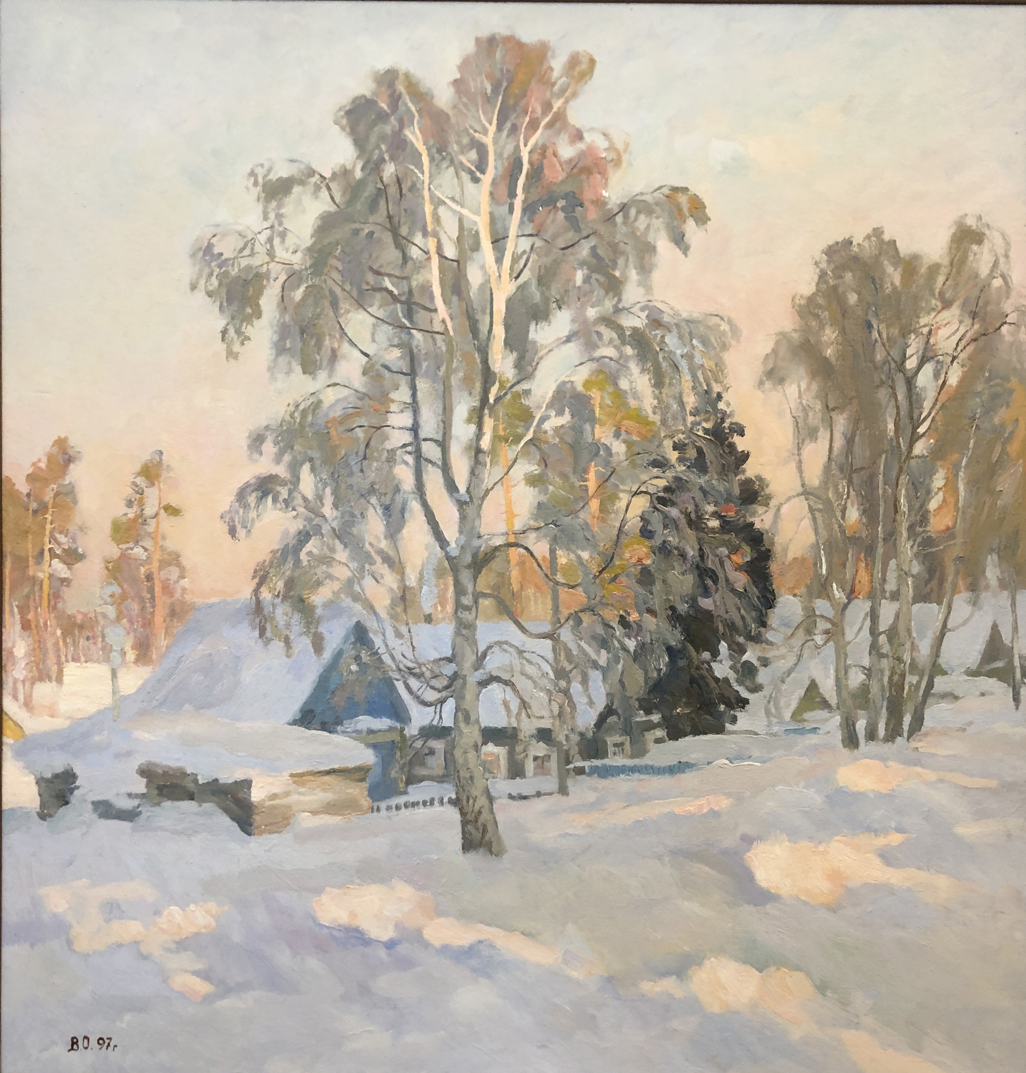 Савицкий зимний пейзаж