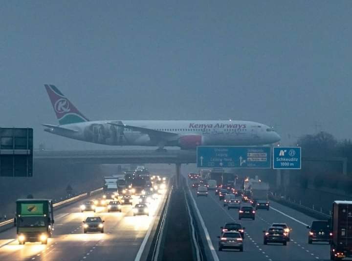 One of the best Shots taken from Germany.
Kenya Airways Boeing 787 about to land Frankfurt Airport .

📸📸 Credits: Kay Bini.