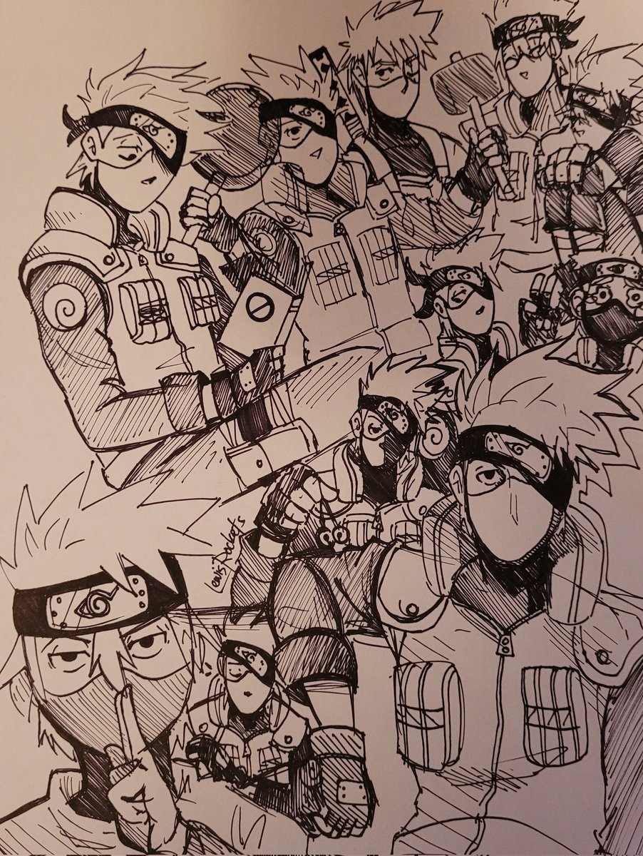 lewisrockets's tweet photo. I've sure been drawing a lot of Kakashi lately 😗 https://t.co/qlTXw6vViZ