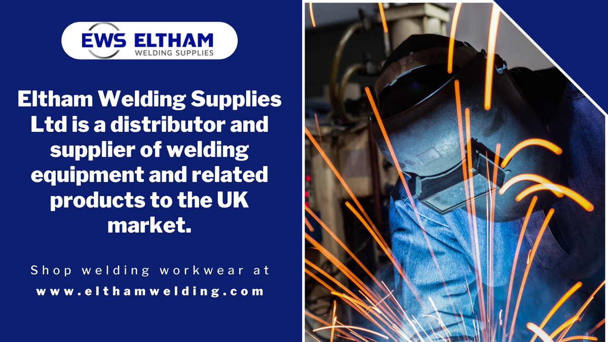 Welding (or fabrication) has huge risks when working👨‍🏭

There are risks of sparks, electric arcs and splashes of molten metal as well as flame burns🎇

You can trust our welding supplies &amp; grinding protective clothing: bit.ly/3tN3eKk 

#ElthamWelding #welding #safety