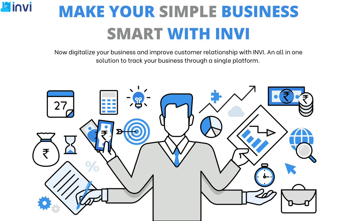 Strive towards digital billing, invoicing, and tax filling with INVI. Ranked among one of the top GST billing software is your perfect business partner to save your time and cost with its amazing automated features. 
For complete details visit inviindia.com