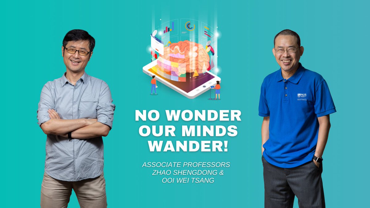 The #digital age has shrunk our #attention spans, which has affected #onlinelearning. Assoc Profs Zhao Shengdong &amp; Ooi <a href="/weitsang/">Wei Tsang Ooi</a> find ways to monitor attention states to come up with better intervention methods to minimise distraction in various scenarios. nus.edu/3rTTdN2
