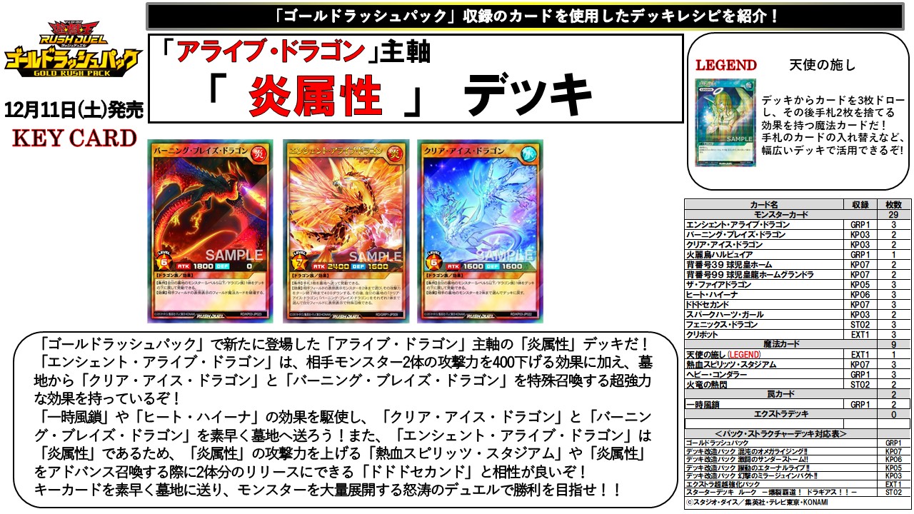 PSA10 エンシェントアライブドラゴン　ゴールドラッシュ　ラッシュデュエル UR エンシェント・アライブ・ドラゴン 販売 | [GRP1] ゴールド