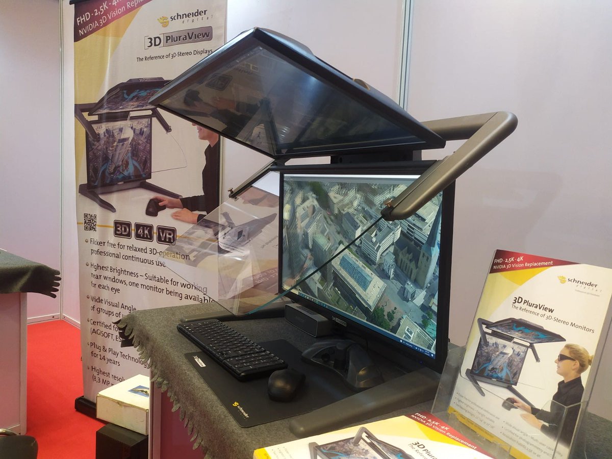 TechSchnell's tweet image. We like to extend our thanks to all for taking the time to visit our booth at GeoSmartIndia 2021, Hyderabad.
#3DStereomonitor #3Dstereovisualisation #3DPluraview #SchneiderDigital #SchnellTech #Germany #India #Hyderabad #Photogrammetry #GIS #LiDAR #3DMapping #LaserScanning