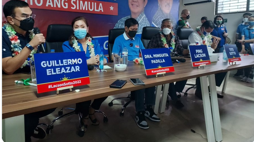 mrlucks's tweet photo. Guillermo Eleazar for senator is aa surprise candidate for Lacson &amp; Sotto tandem. https://t.co/dpQPVYD7T7