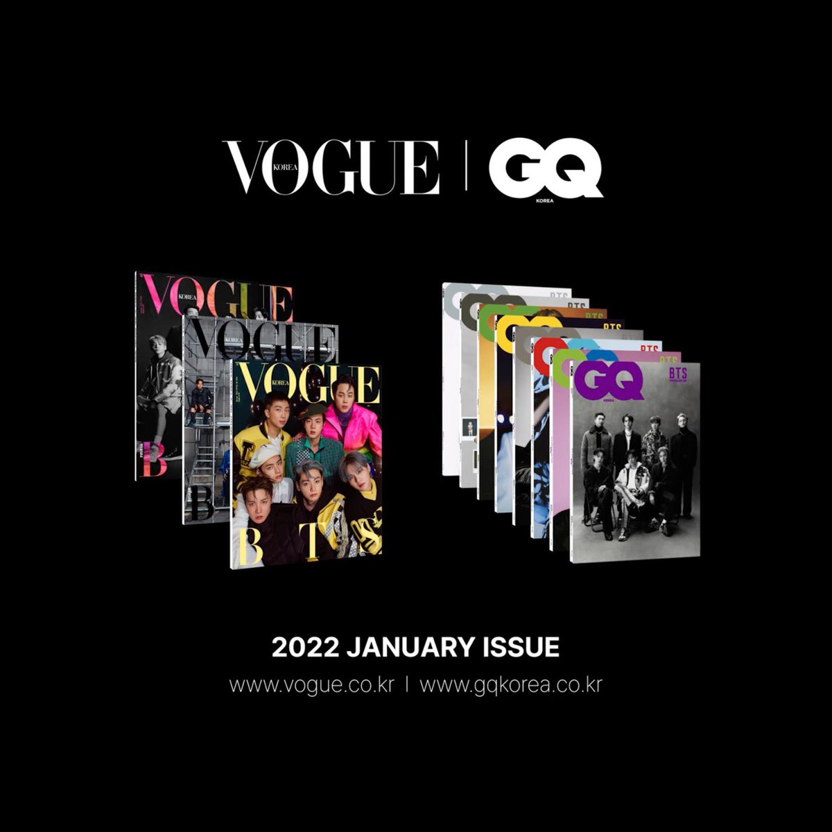 DAEGU_STREET's tweet photo. BTS Vogue &amp; GQ Korea
[#DaeguStGO PH GO ] Help RT

— PRICE: ALL IN + LSF 
EA: P730
SET: P5,100

DOO: until sold out
DOP: P500 DP, balance on Dec. 20

🚢 Normal Eta
🚫 Rude/Impatient/Bogus
🌐 https://t.co/BL0Q1hGPrK https://t.co/0k8dPgSq55