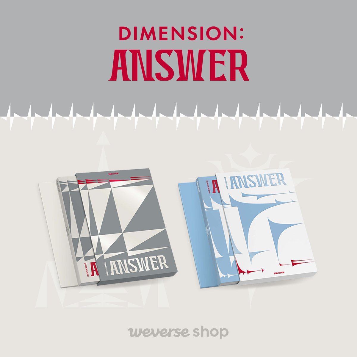 DAEGU_STREET's tweet photo. Enhypen Dimension: Answer
[#DaeguStGO PH GO ] Help RT

— PRICE: ALL IN + LSF
○ Weverse
RANDOM: P990
SET: P1,980
○ Ktown
RANDOM: P750
SET: P1,500

DOO: Jan. 10
DOP: Jan. 15

🚢 Normal Eta
🚫 Rude/Impatient/Bogus
🌐 https://t.co/EFkt8rNkPI https://t.co/ATczmQT66f