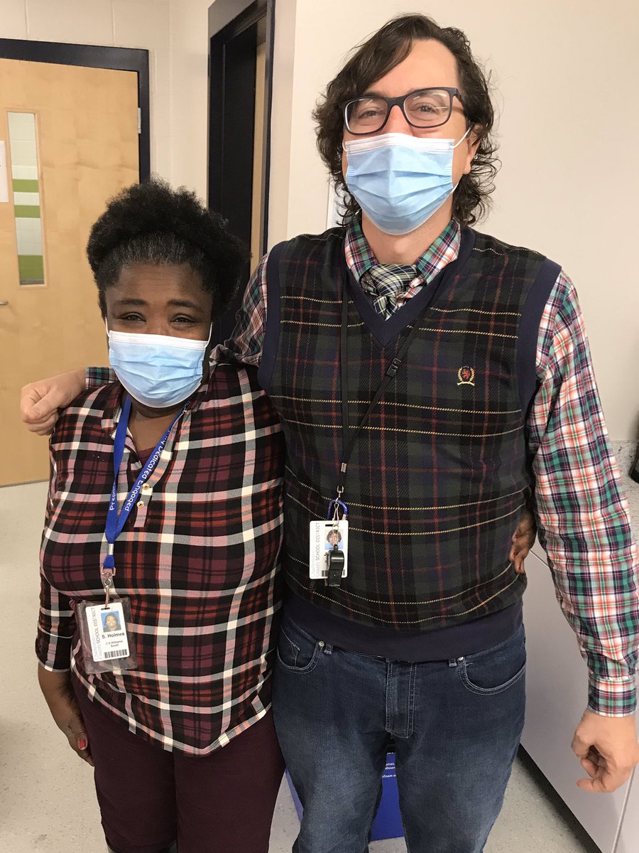 At CEW South, we continued our staff “13 Days Before Winter Break” by being “Mad About Plaid!”  Here are a few pics but be warned, there is A LOT of plaid! <a href="/CCSDConnects/">CCSDConnects</a>