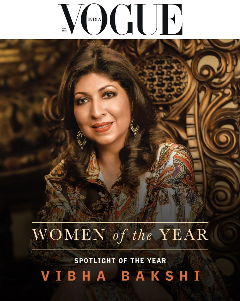 Thank you  <a href="/vogueindia/">VOGUE India</a> for this very special recognition - #VogueWOTY2021. In all humility, this Vogue Award goes out to all the change-makers across the world - who are shattering stereotypes, fighting discrimination and ending injustice. 
<a href="/unwomen/">Maria A Reed Stacey</a>  #16DaysofActivism #HeForShe