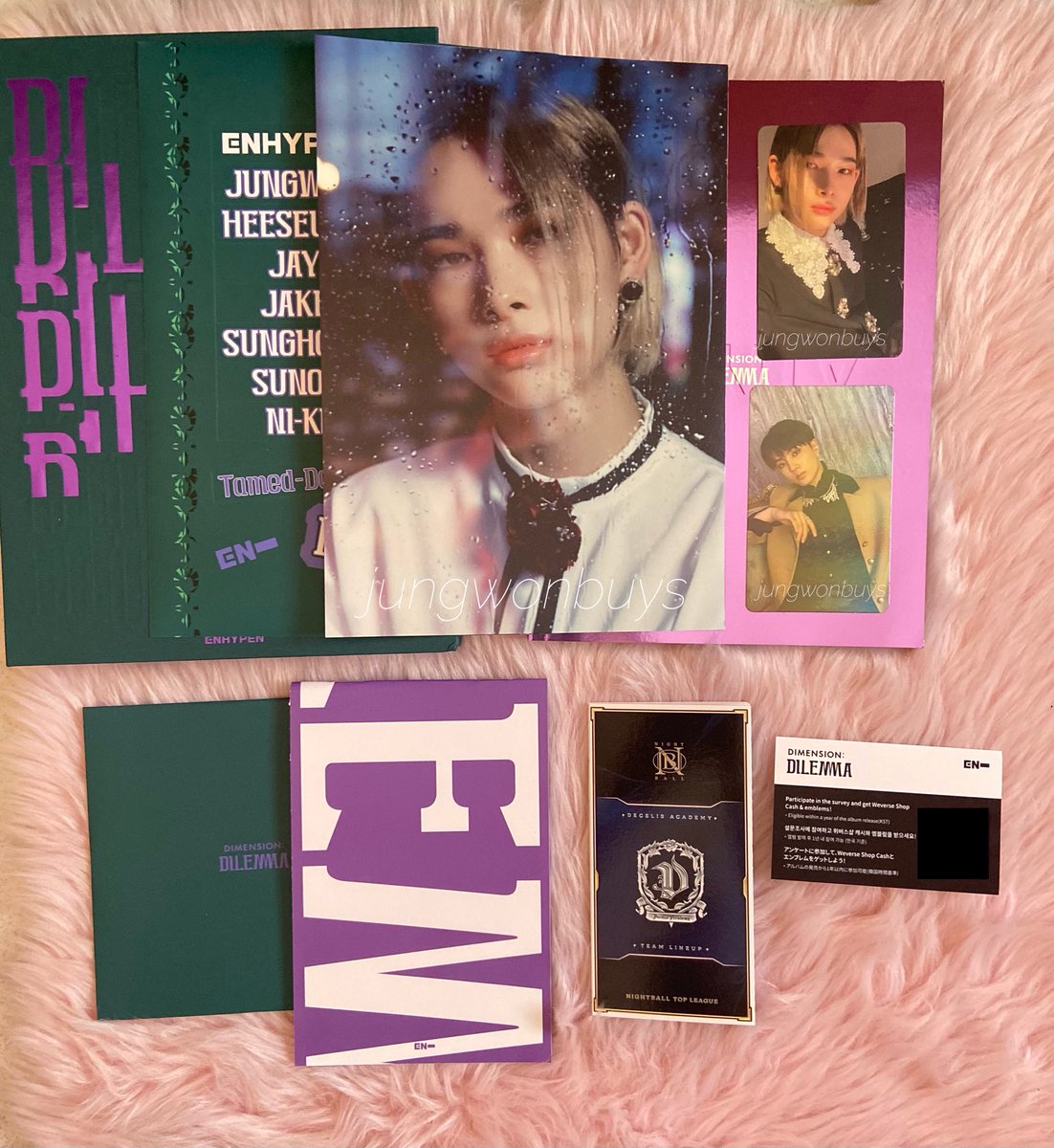 jungwonbuys's tweet photo. wts | lfb | ph

✨Dimension: Dilemma Scylla Ver.✨

• Complete inclusions
• 900php + lsf
• Can ship immediately, PAYO

🏷 enhypen enha nishimura riki ni-ki jay park jongseong holo photocard pc poca poster https://t.co/kYsupqjNIC