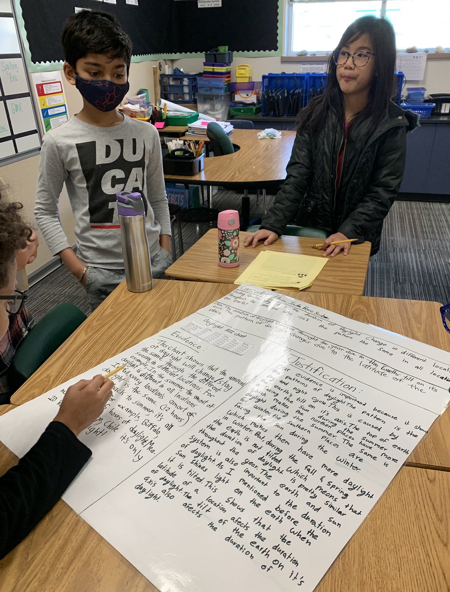 TollingerT's tweet image. 5th grade scientists @RiddleElem defending their research during our ADI Argumentation phase. Great questioning and feedback happening here! @mcleodl @JEFlemmer @friscoisd #FISDElemSci @ArgumentDriven #ADI #InquiryLearning