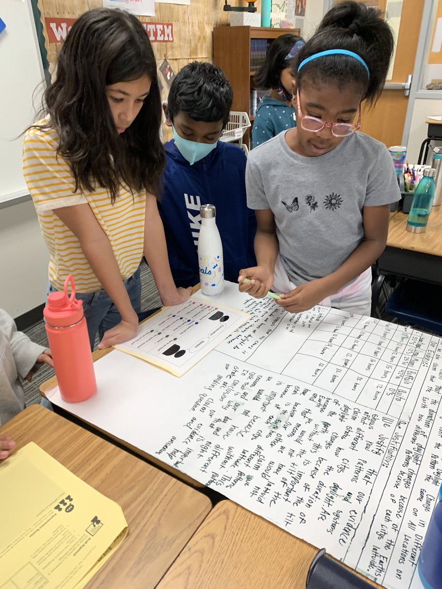 TollingerT's tweet image. 5th grade scientists @RiddleElem defending their research during our ADI Argumentation phase. Great questioning and feedback happening here! @mcleodl @JEFlemmer @friscoisd #FISDElemSci @ArgumentDriven #ADI #InquiryLearning