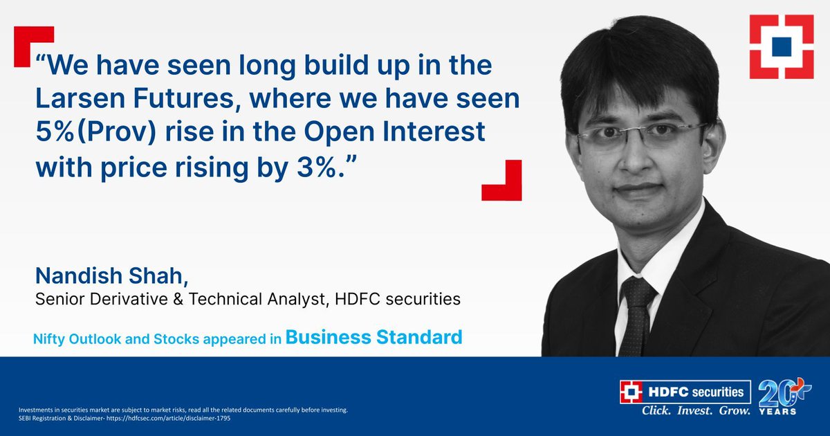 hdfcsec's tweet photo. Stock price has broken out on the daily chart to close at its highest level since 23-Nov. - Nandish Shah

Read More - https://t.co/tacMFB6TzT 

#Indianstockmarket #HSLResearch #MarketUpdate https://t.co/quyeRKPlda