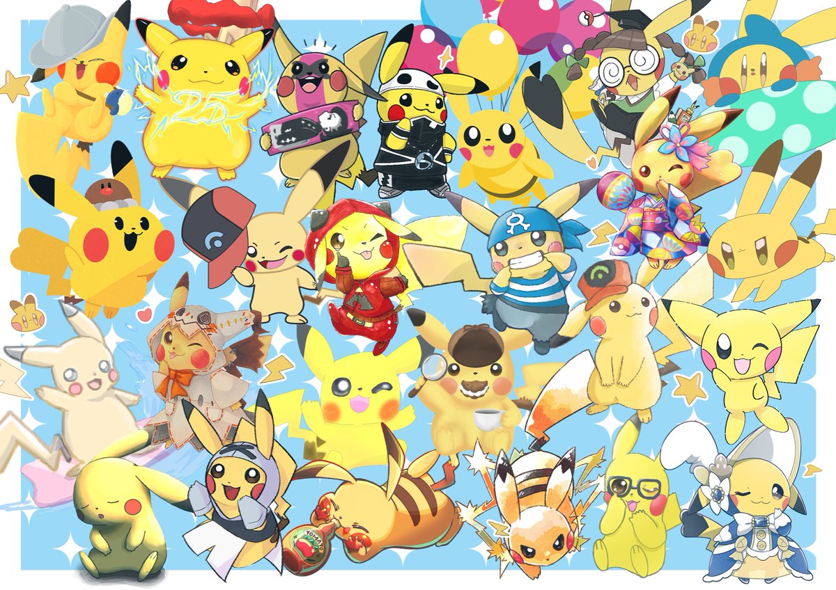 ⚡️大好きピカチュウ大集合⚡️ #みんピカ25 #みんなの25匹ピカチュウ