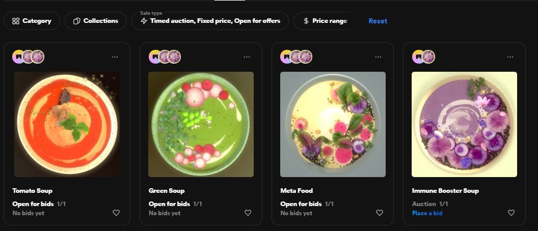 Gm
Soup of the day.
🍀On Rarible
🍀Ethereum Chain
🍀Limited Supply
🍀Place Bid : Expected Price 0,04 - 0,07 ETH.
#nft <a href="/rarible/">Rarible</a> #nftart #NFTartist #NFTCommmunity #nftcommunity #nftcollector #NFTs 

rarible.com/boredgiraffe15…