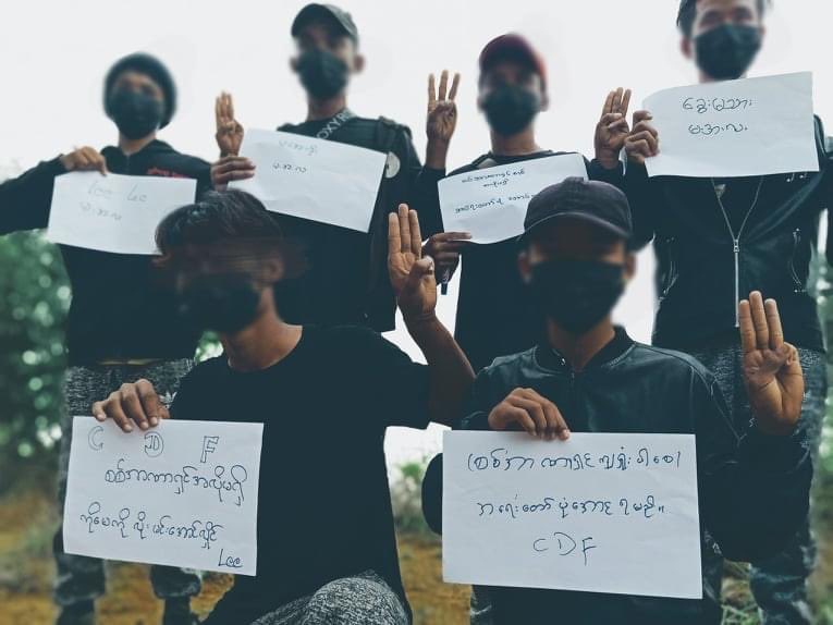 Civilians from nationwide joined #SilentStrike to show their solidarity on world human rights day. 
#OurCityOurRules
#WhatsHappeningInMyanmar